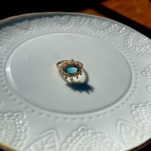 Mystical Blue Ring Size 6